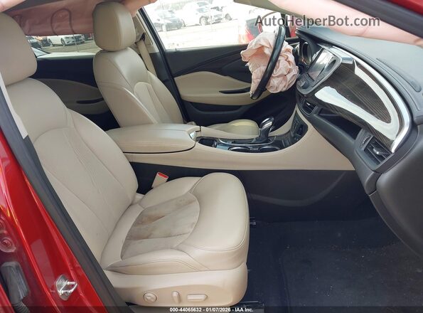 LRBFXBSAXLD156047 2020 BUICK ENVISION Red Vista interior delantera