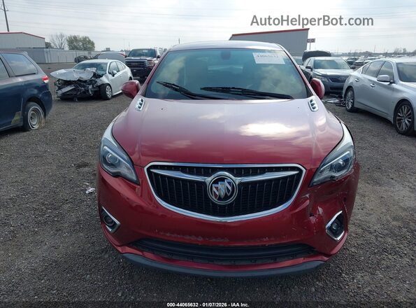 LRBFXBSAXLD156047 2020 BUICK ENVISION Red Vista interior trasera
