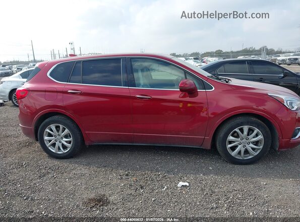 LRBFXBSAXLD156047 2020 BUICK ENVISION Red Vista interior de 360 grados