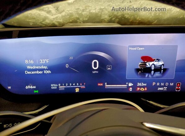 LRBFZKE4XSD058781 2025 BUICK ENVISION Black Widok zestawu wskaźników