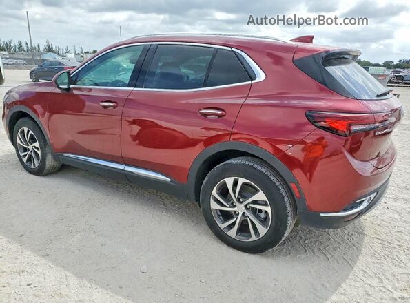 LRBFZNR40MD103919 2021 BUICK ENVISION Red Задня ліва чверть