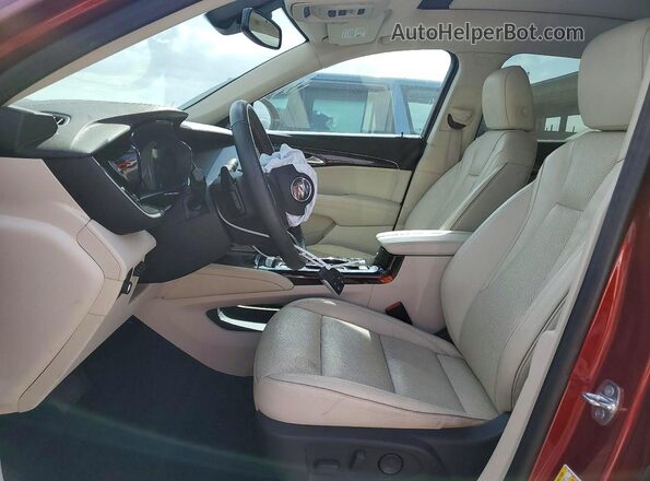 LRBFZNR40MD103919 2021 BUICK ENVISION Red Вид салону спереду