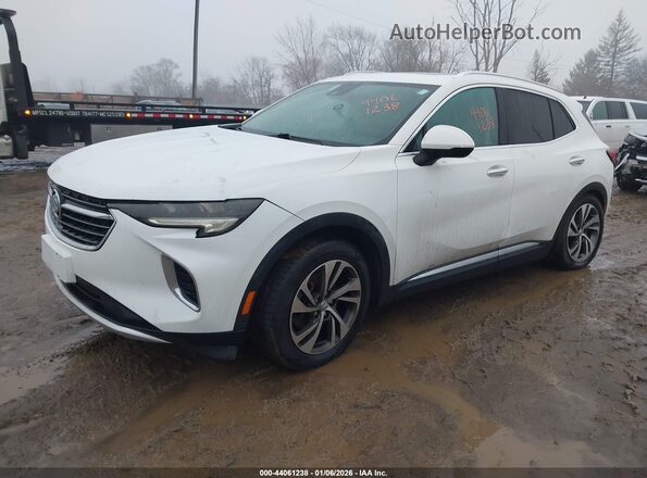 LRBFZNR49ND027571 2022 BUICK ENVISION White Передня ліва чверть