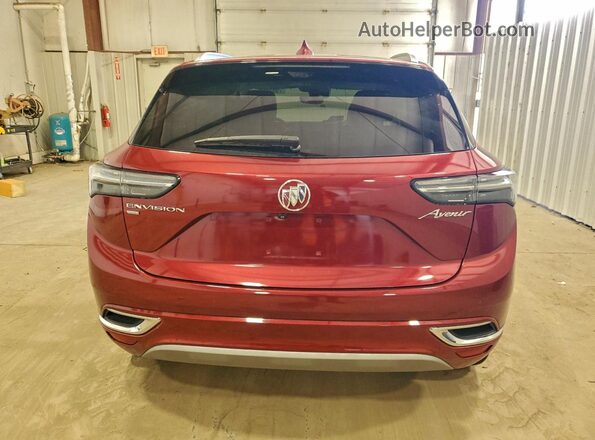 LRBFZSR46PD207589 2023 BUICK ENVISION Red უკანა ხედი