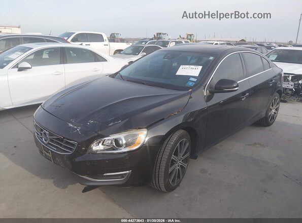 LYV402HM2JB178338 2018 VOLVO S60 INSCRIPTION Black Передня ліва чверть