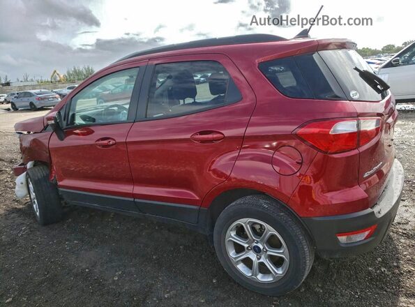 MAJ3P1TE0JC163985 2018 FORD ECOSPORT Red უკანა მარცხენა