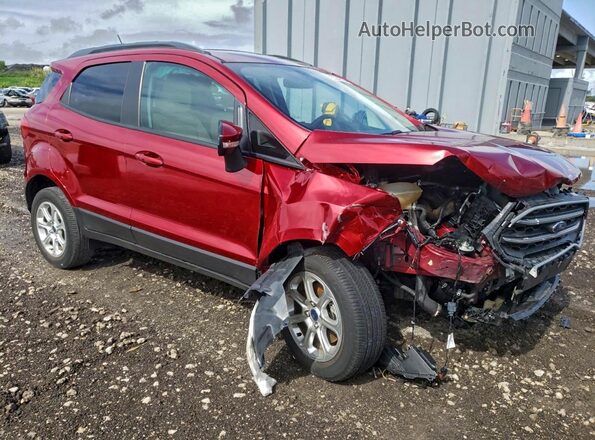 MAJ3P1TE0JC163985 2018 FORD ECOSPORT Red წინა მარჯვენა