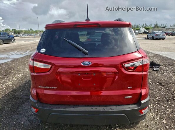 MAJ3P1TE0JC163985 2018 FORD ECOSPORT Red უკანა ხედი