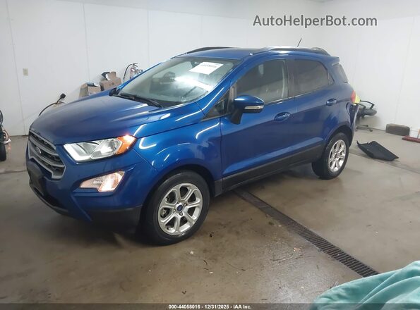 MAJ3S2GE8MC446038 2021 FORD ECOSPORT Blue წინა მარცხენა ხედი სამი მეოთხედიდან