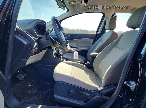 MAJ6P1SL8JC230202 2018 FORD ECOSPORT Black Widok wnętrza z przodu