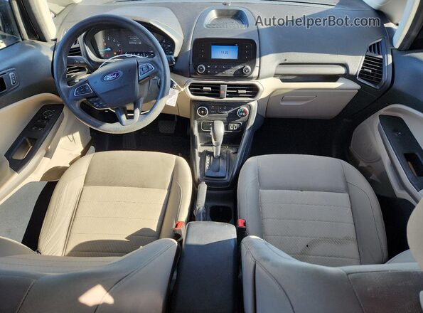 MAJ6P1SL8JC230202 2018 FORD ECOSPORT Black Widok deski rozdzielczej