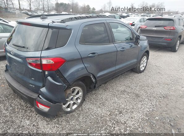 MAJ6S3GL2NC475568 2022 FORD ECOSPORT Blue Հետևի աջ