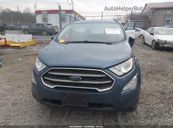 MAJ6S3GL2NC475568 2022 FORD ECOSPORT Blue Սարքավորումների վահանակի տեսք