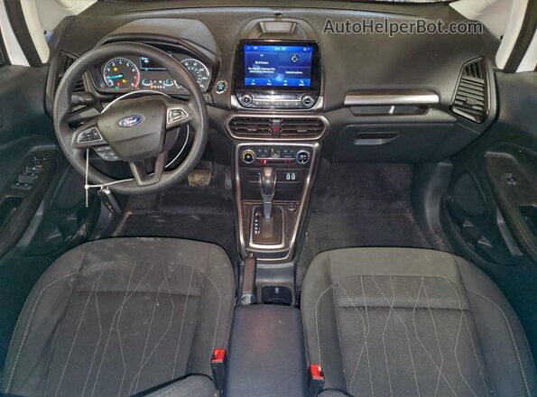 MAJ6S3GL8NC459925 2022 FORD ECOSPORT White Вид панелі приладів