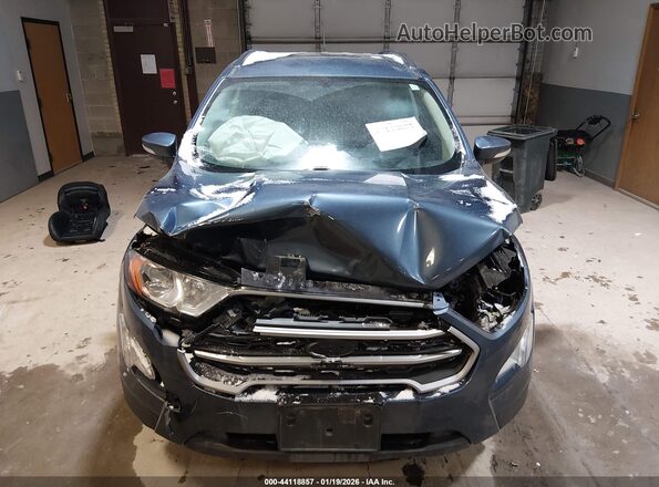 MAJ6S3GL8NC471766 2022 FORD ECOSPORT Blue Instrument cluster view
