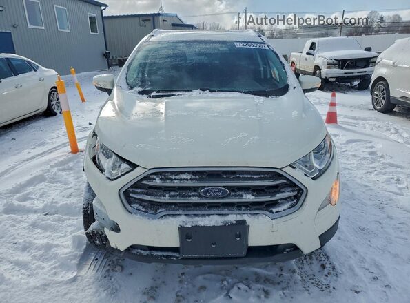 MAJ6S3GL9KC283107 2019 FORD ECOSPORT White 