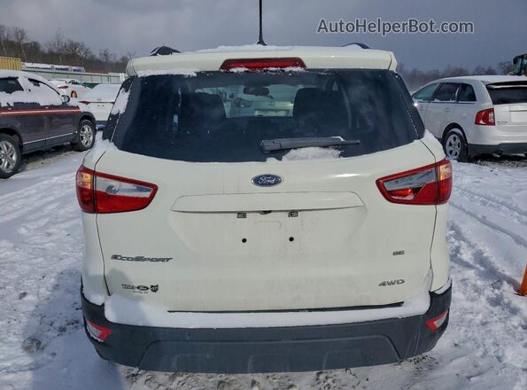 MAJ6S3GL9KC283107 2019 FORD ECOSPORT White 