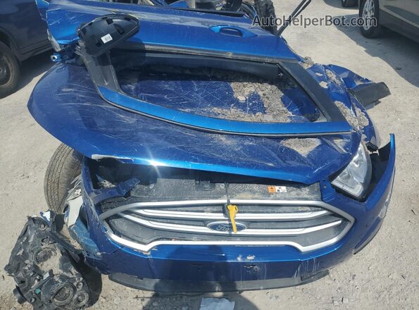 MAJ6S3GLXNC458386 2022 FORD ECOSPORT Blue Engine compartment view