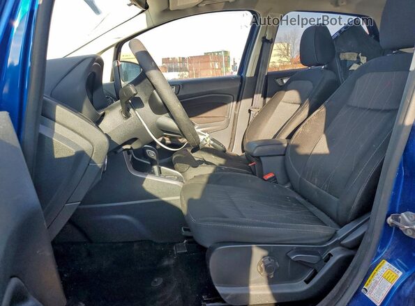 MAJ6S3GLXNC461191 2022 FORD ECOSPORT Blue წინა სალონის ხედი