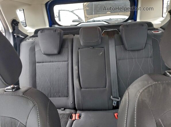 MAJ6S3GLXNC461191 2022 FORD ECOSPORT Blue უკანა სავარძლების ხედი