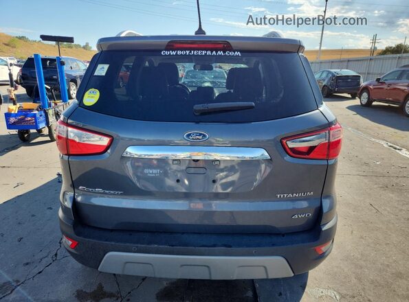MAJ6S3KL3LC315140 2020 FORD ECOSPORT Gray Rear view