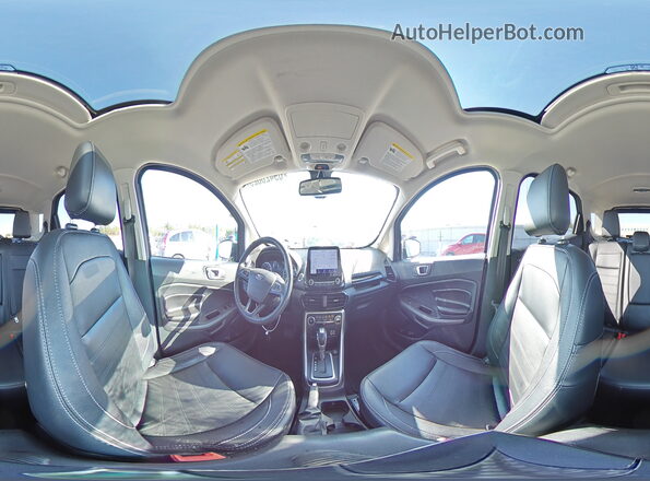 MAJ6S3KL3LC315140 2020 FORD ECOSPORT Серый Панорамный вид салона 360°