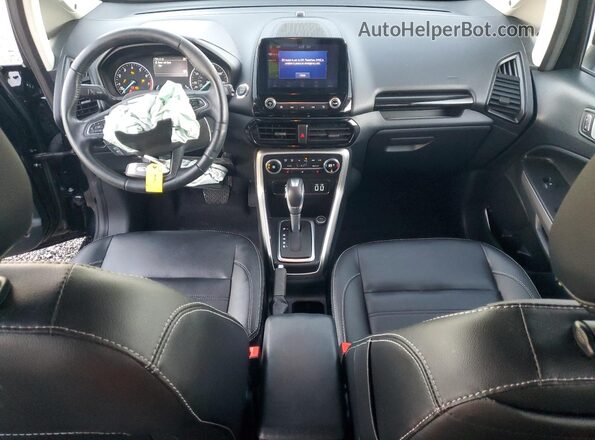 MAJ6S3KL9NC474571 2022 FORD ECOSPORT Black წინა პანელის ხედი