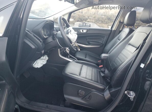 MAJ6S3KL9NC474571 2022 FORD ECOSPORT Black წინა სალონის ხედი