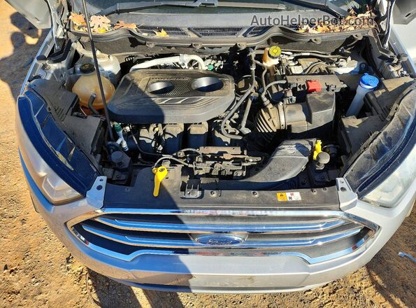 MAJ6S3KLXKC252116 2019 FORD ECOSPORT Silver ძრავის განყოფილების ხედი