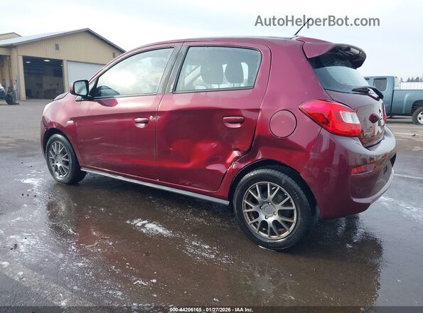 ML32A3HJ2KH011139 2019 MITSUBISHI MIRAGE Темно-бордовый Задняя левая четверть