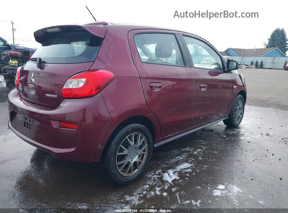 ML32A3HJ2KH011139 2019 MITSUBISHI MIRAGE Темно-бордовый Задняя правая четверть