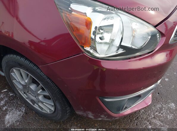 ML32A3HJ2KH011139 2019 MITSUBISHI MIRAGE Темно-бордовый 