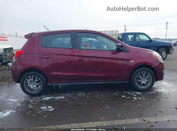 ML32A3HJ2KH011139 2019 MITSUBISHI MIRAGE Темно-бордовый Вид задней части салона