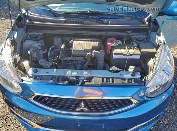 ML32A3HJ9LH000267 2020 MITSUBISHI MIRAGE Blue Vista interior trasera