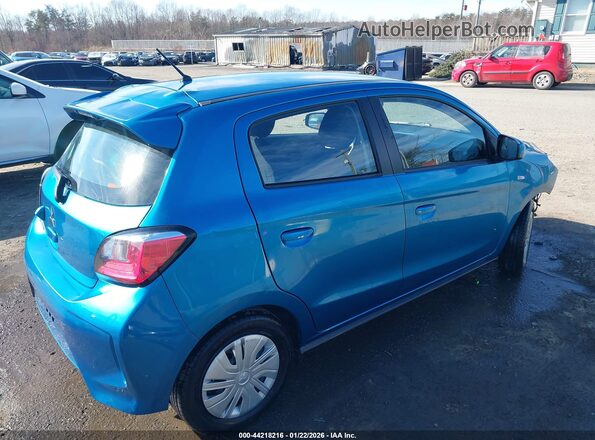 ML32AUHJ0MH009303 2021 MITSUBISHI MIRAGE Синий Задняя правая четверть