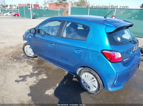 ML32AUHJ0MH009303 2021 MITSUBISHI MIRAGE Синий Задняя левая четверть