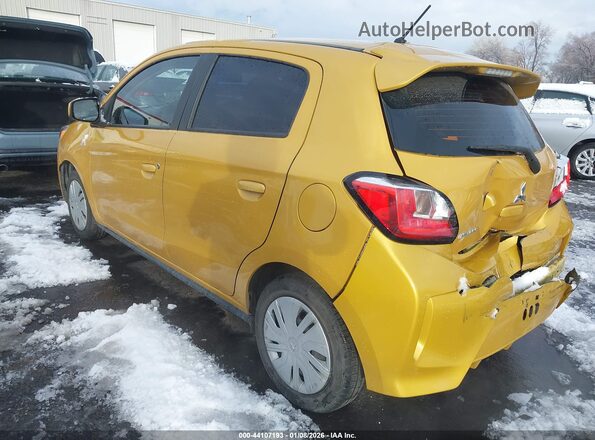 ML32AUHJ2MH001316 2021 MITSUBISHI MIRAGE Yellow 