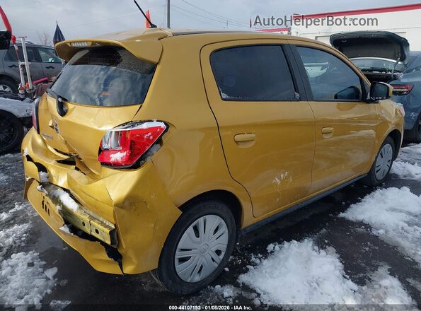 ML32AUHJ2MH001316 2021 MITSUBISHI MIRAGE Yellow 