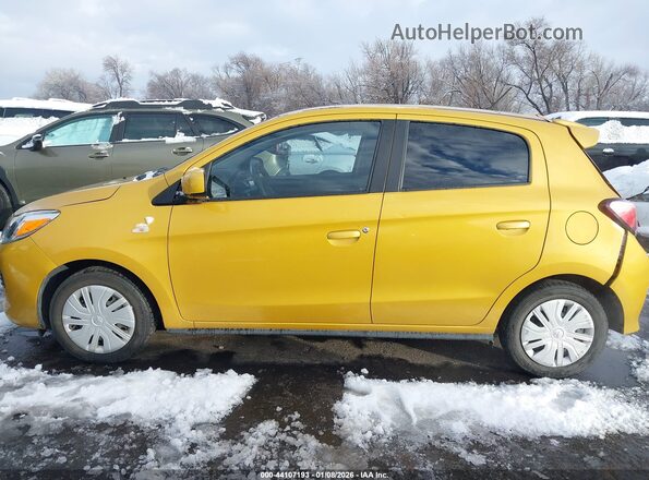 ML32AUHJ2MH001316 2021 MITSUBISHI MIRAGE Yellow 