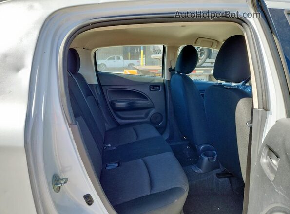 ML32AUHJ2MH006399 2021 MITSUBISHI MIRAGE White Հետևի նստատեղերի տեսք