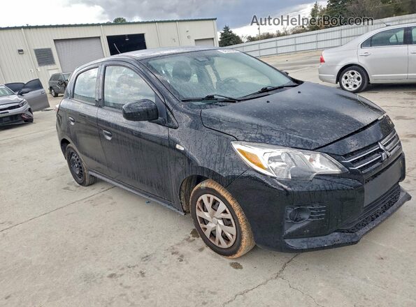 ML32AUHJ4MH012236 2021 MITSUBISHI MIRAGE Black Передня права чверть