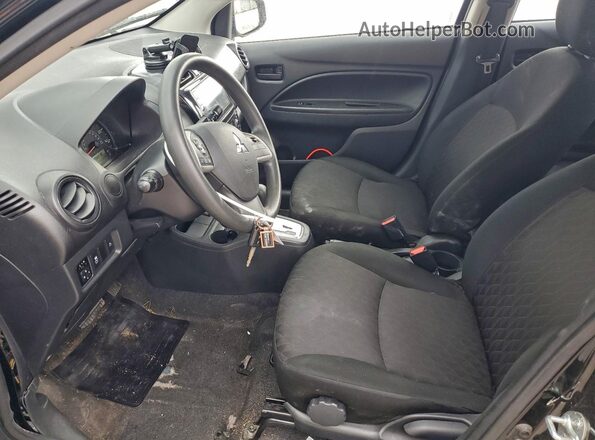 ML32AUHJ4MH012236 2021 MITSUBISHI MIRAGE Black Вид салону спереду