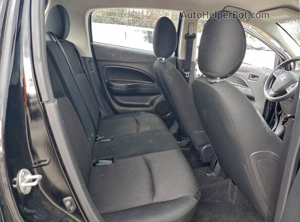 ML32AUHJ4MH012236 2021 MITSUBISHI MIRAGE Black Вид задніх сидінь
