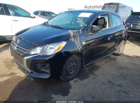ML32AUHJ4RH019288 2024 MITSUBISHI MIRAGE Black Front left