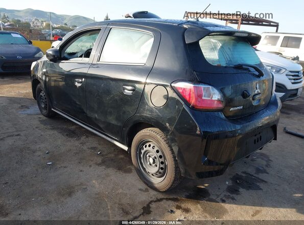 ML32AUHJ4RH019288 2024 MITSUBISHI MIRAGE Black Rear left