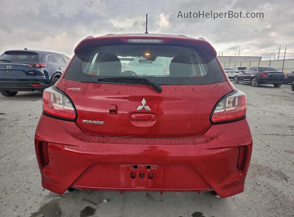ML32AUHJ6NH001868 2022 MITSUBISHI MIRAGE Red Вид ззаду