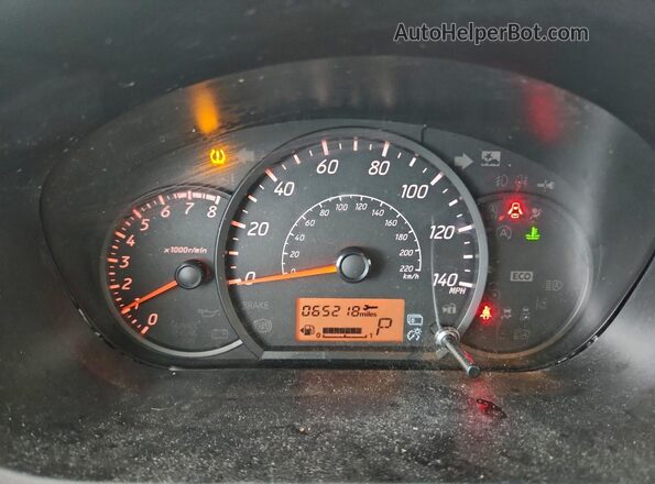 ML32AUHJ6NH001868 2022 MITSUBISHI MIRAGE Red Вид щитка приладів