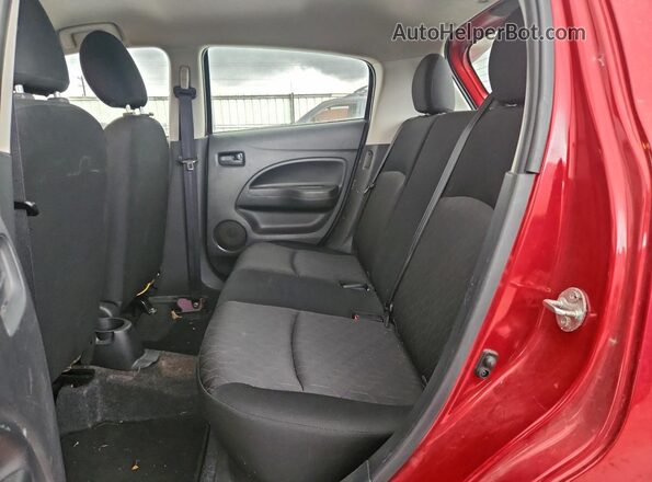 ML32AUHJ6NH001868 2022 MITSUBISHI MIRAGE Red Вид задніх сидінь