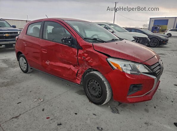 ML32AUHJ6NH001868 2022 MITSUBISHI MIRAGE Red Передня права чверть