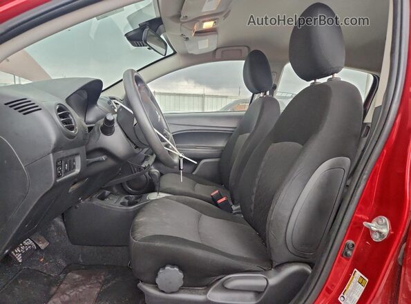 ML32AUHJ6NH001868 2022 MITSUBISHI MIRAGE Red Вид салону спереду